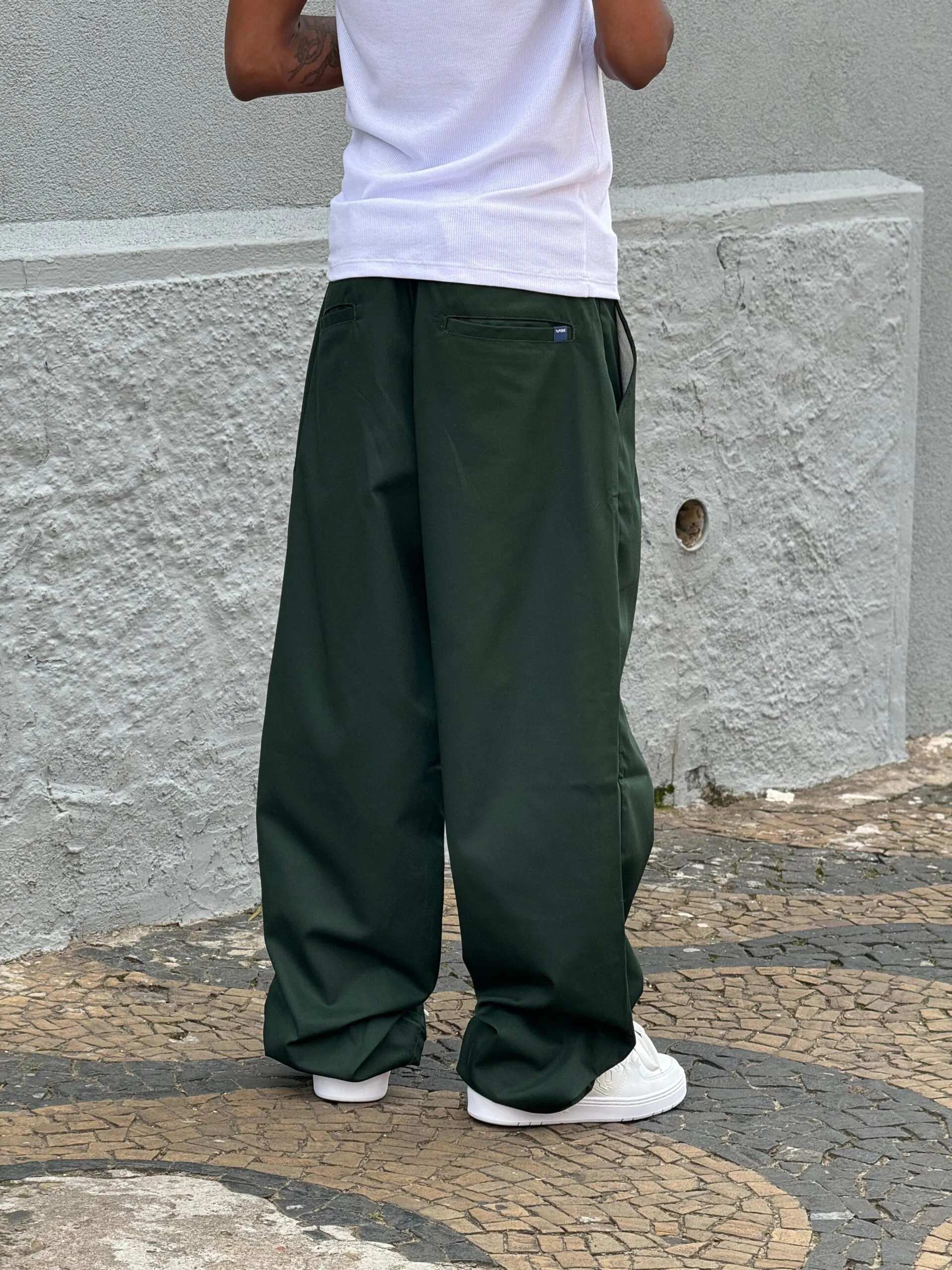 CALÇA CHINO TUPODE VERDE - Imagem 3