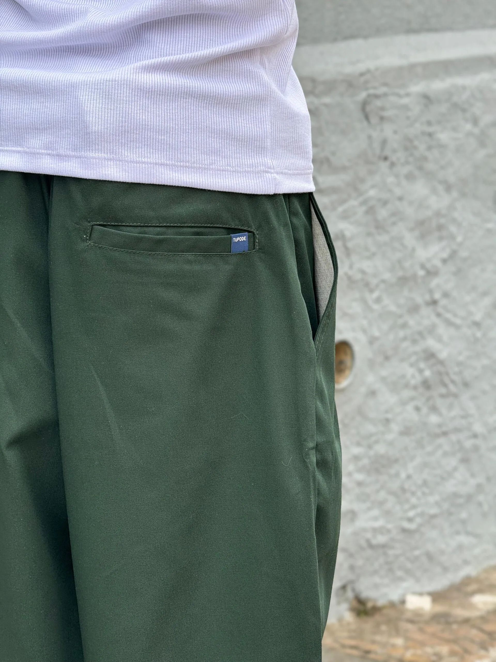 CALÇA CHINO TUPODE VERDE - Imagem 2