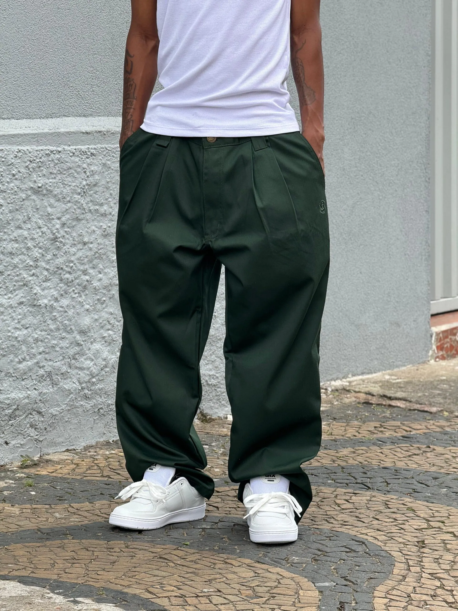 CALÇA CHINO TUPODE VERDE - Imagem 8