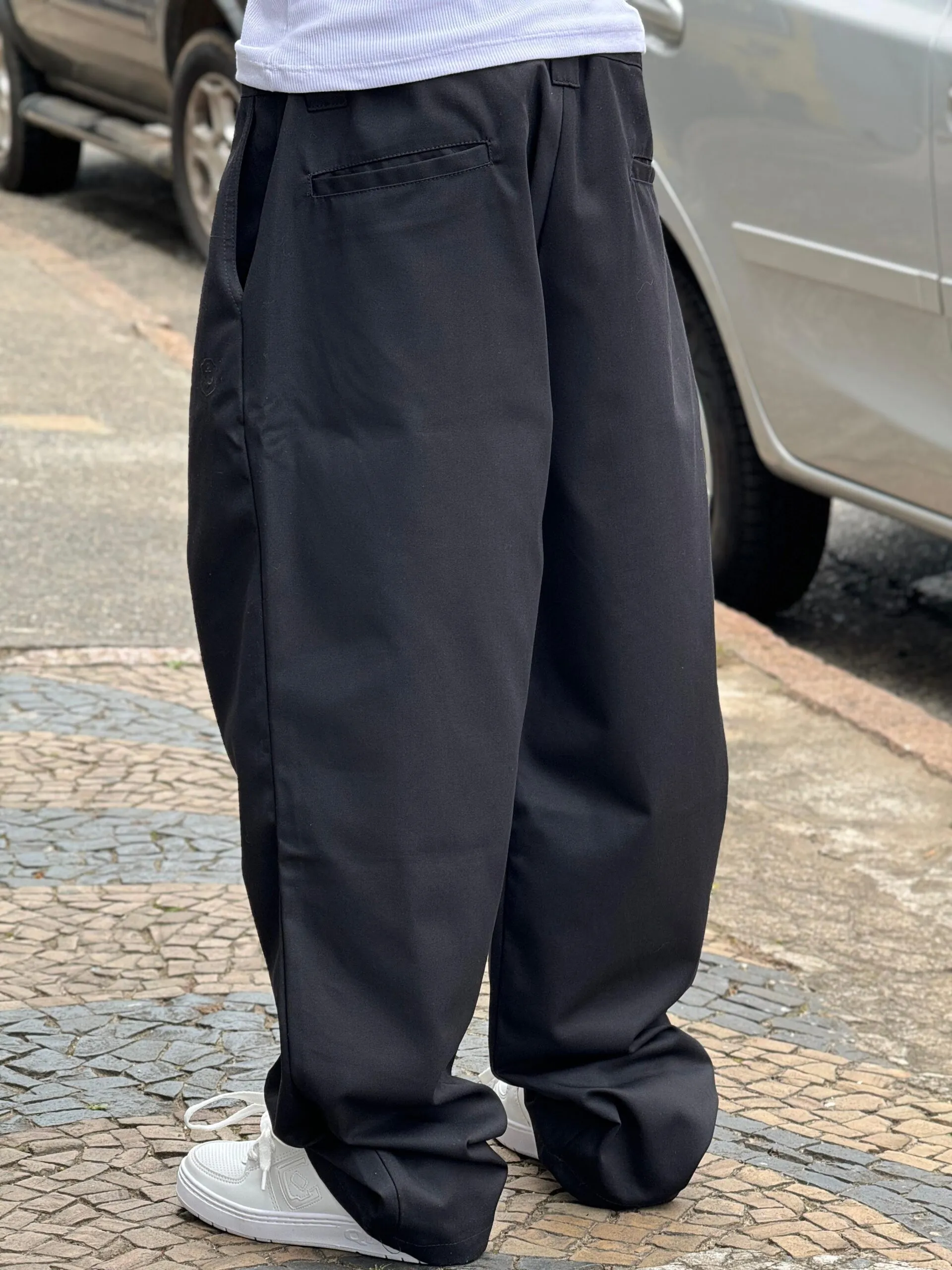 CALÇA CHINO TUPODE PRETA - Imagem 6