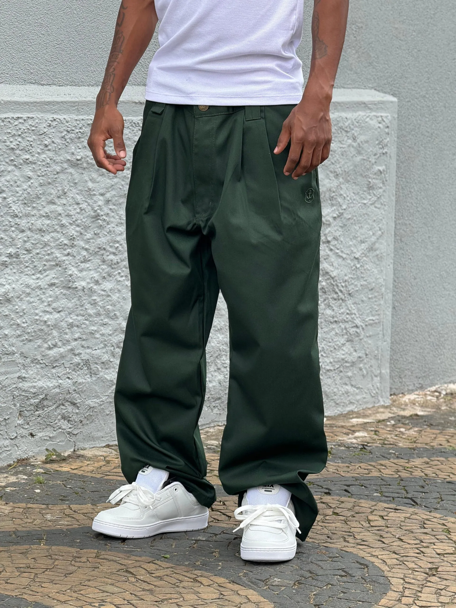 CALÇA CHINO TUPODE VERDE - Imagem 7