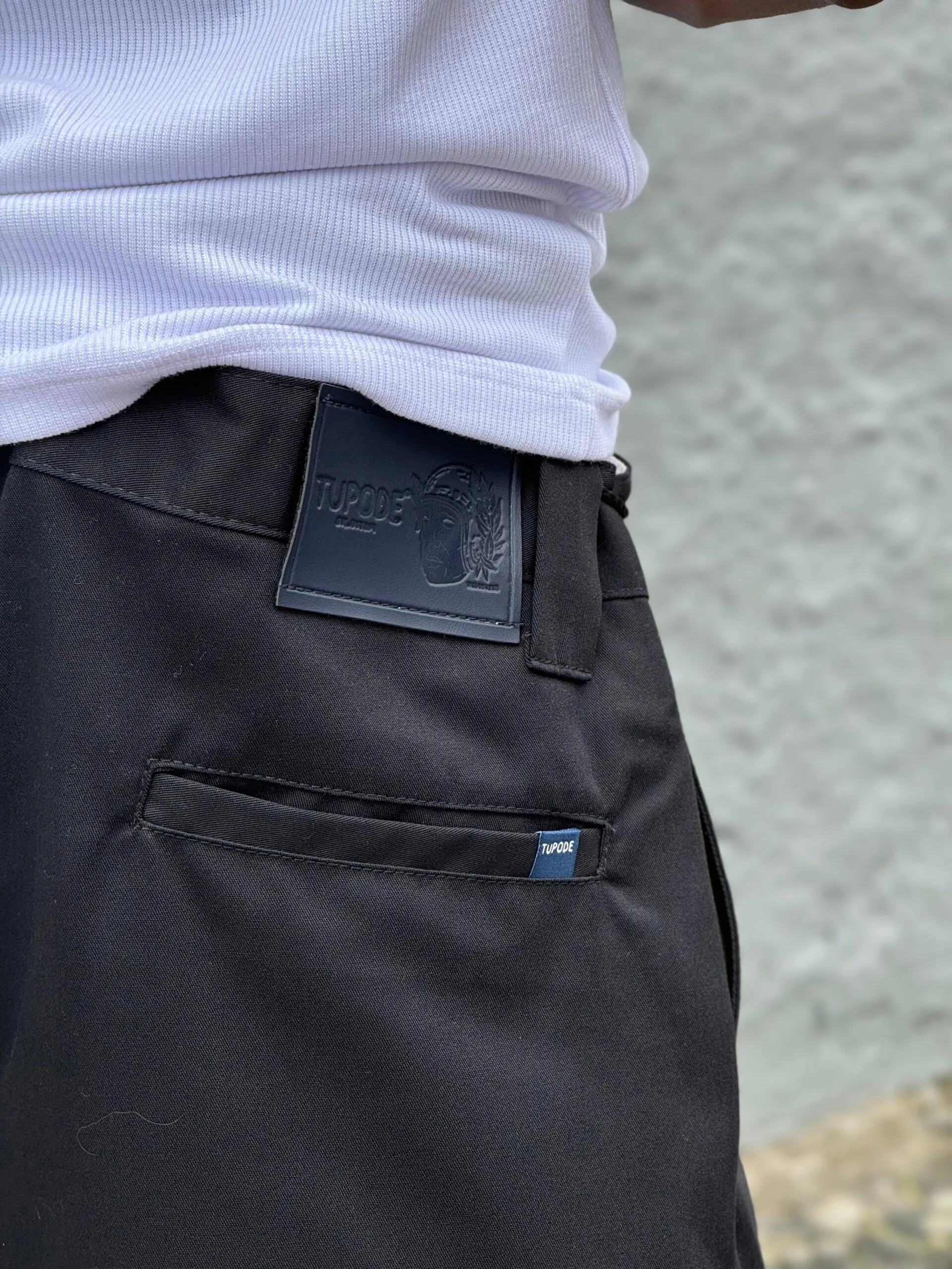 CALÇA CHINO TUPODE PRETA - Imagem 3