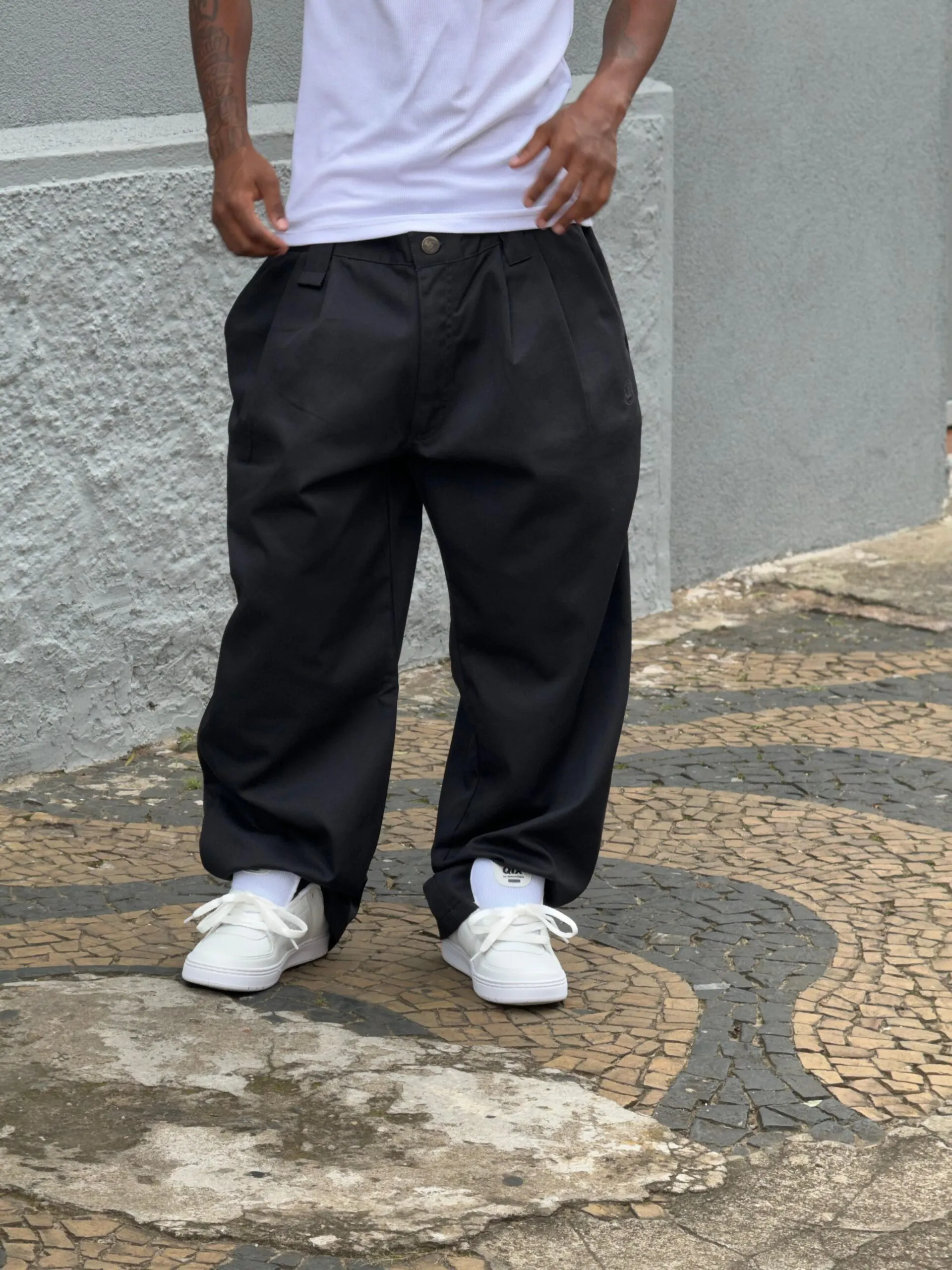 CALÇA CHINO TUPODE PRETA - Imagem 5