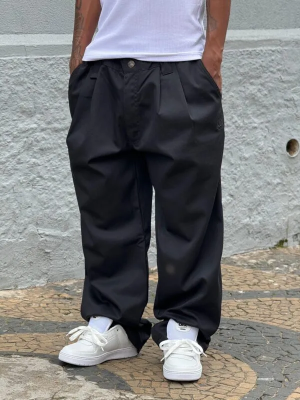 CALÇA CHINO TUPODE PRETA - Imagem 8