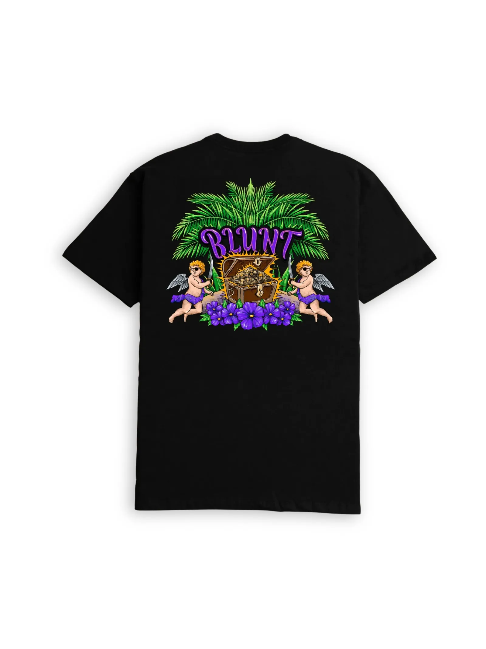 Camiseta Blunt Premium Palm Trees Preto