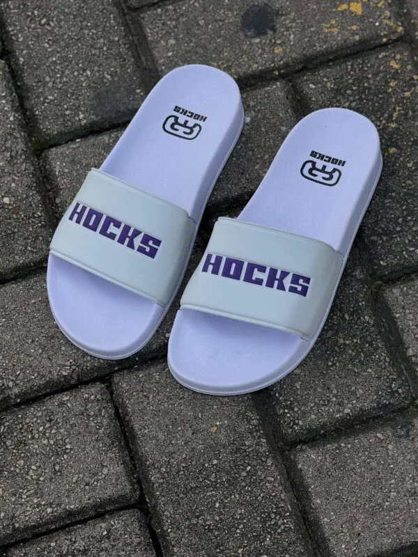 Chinelo Slide Hocks White Purple - Imagem 2