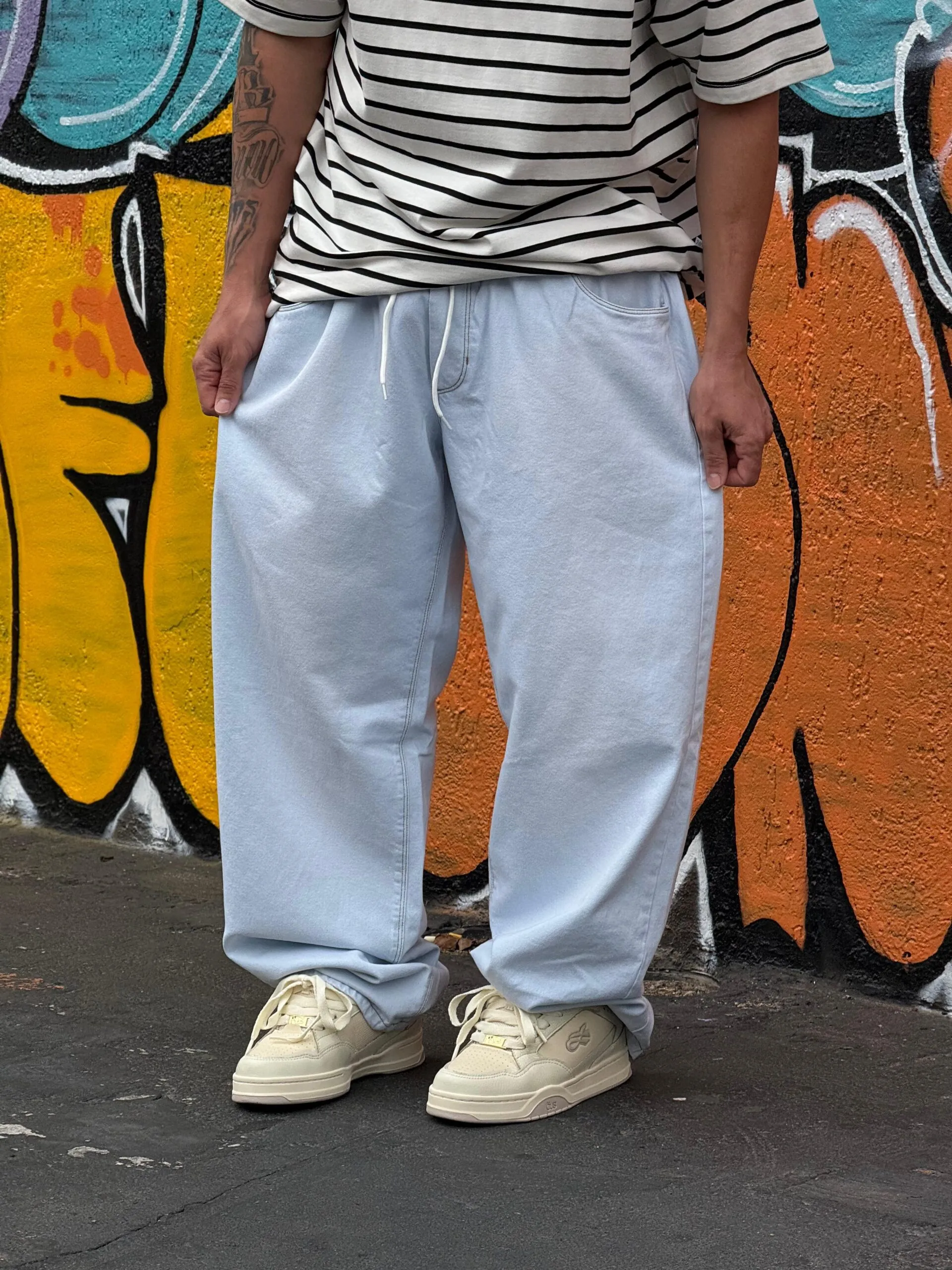 Calça Jeans Claro Hocks Big - Imagem 2