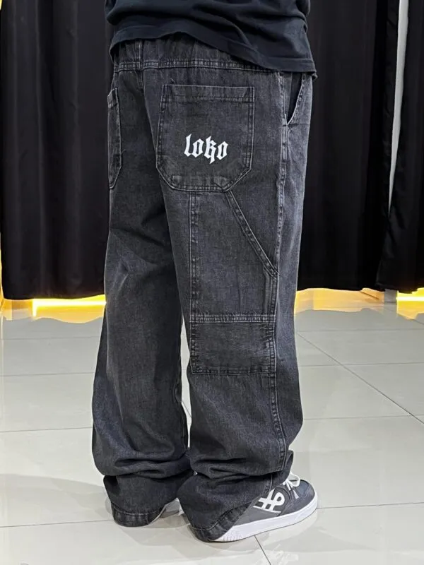 Calça Carpinteiro Loko Jeans Estonado Escuro - Imagem 6
