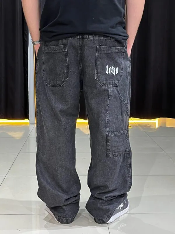 Calça Carpinteiro Loko Jeans Estonado Escuro - Imagem 5