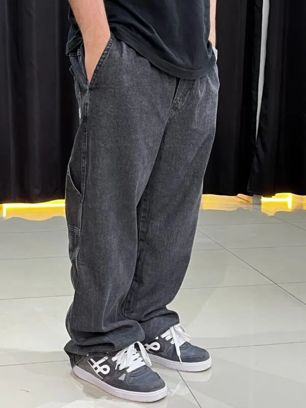Calça Carpinteiro Loko Jeans Estonado Escuro - Imagem 4