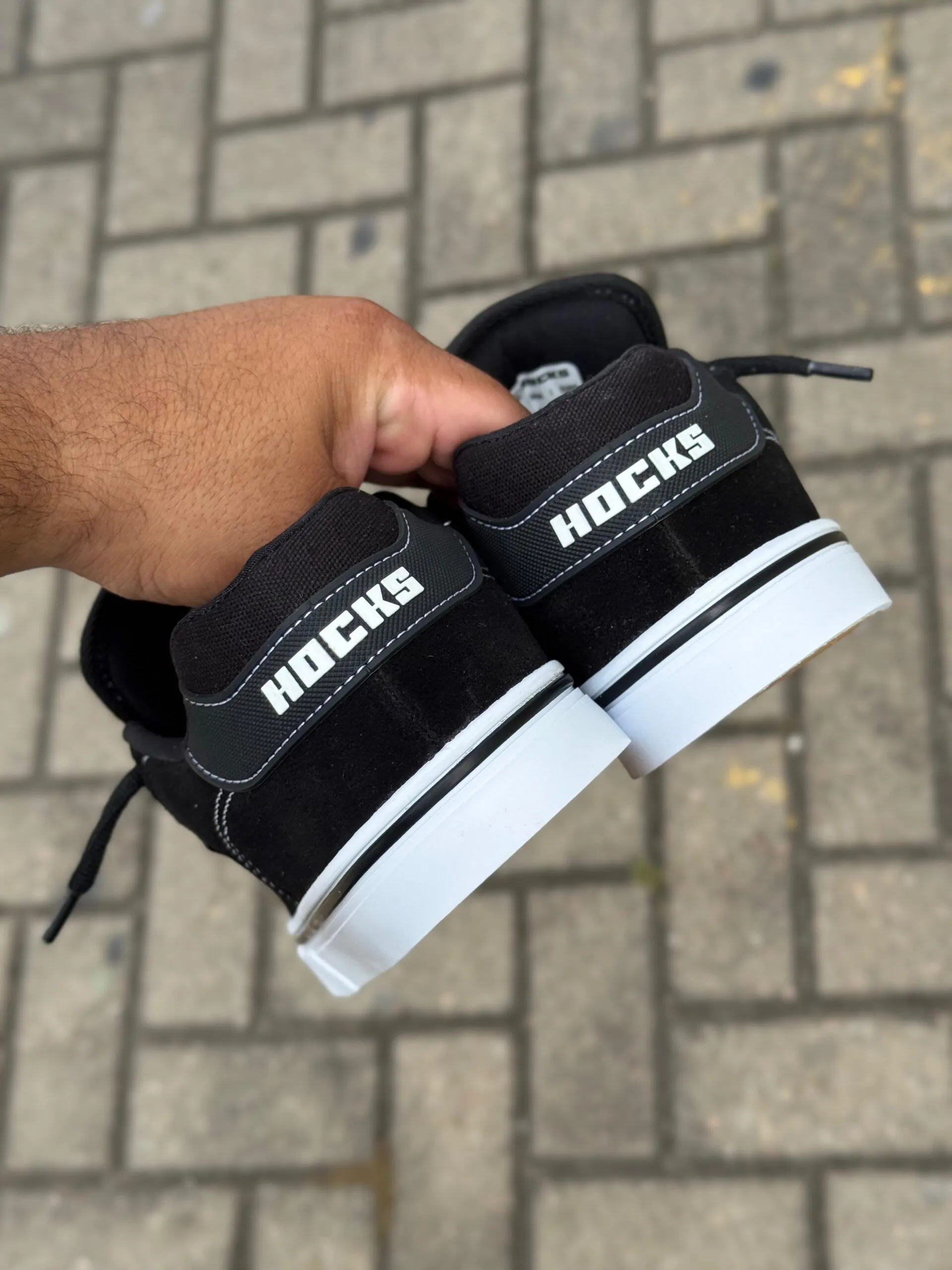 Tênis Hocks Flat Lite Black Line White - Imagem 6