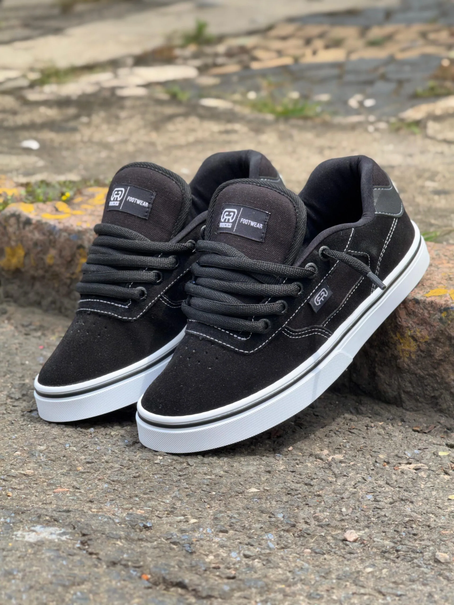 Tênis Hocks Flat Lite Black Line White - Imagem 10