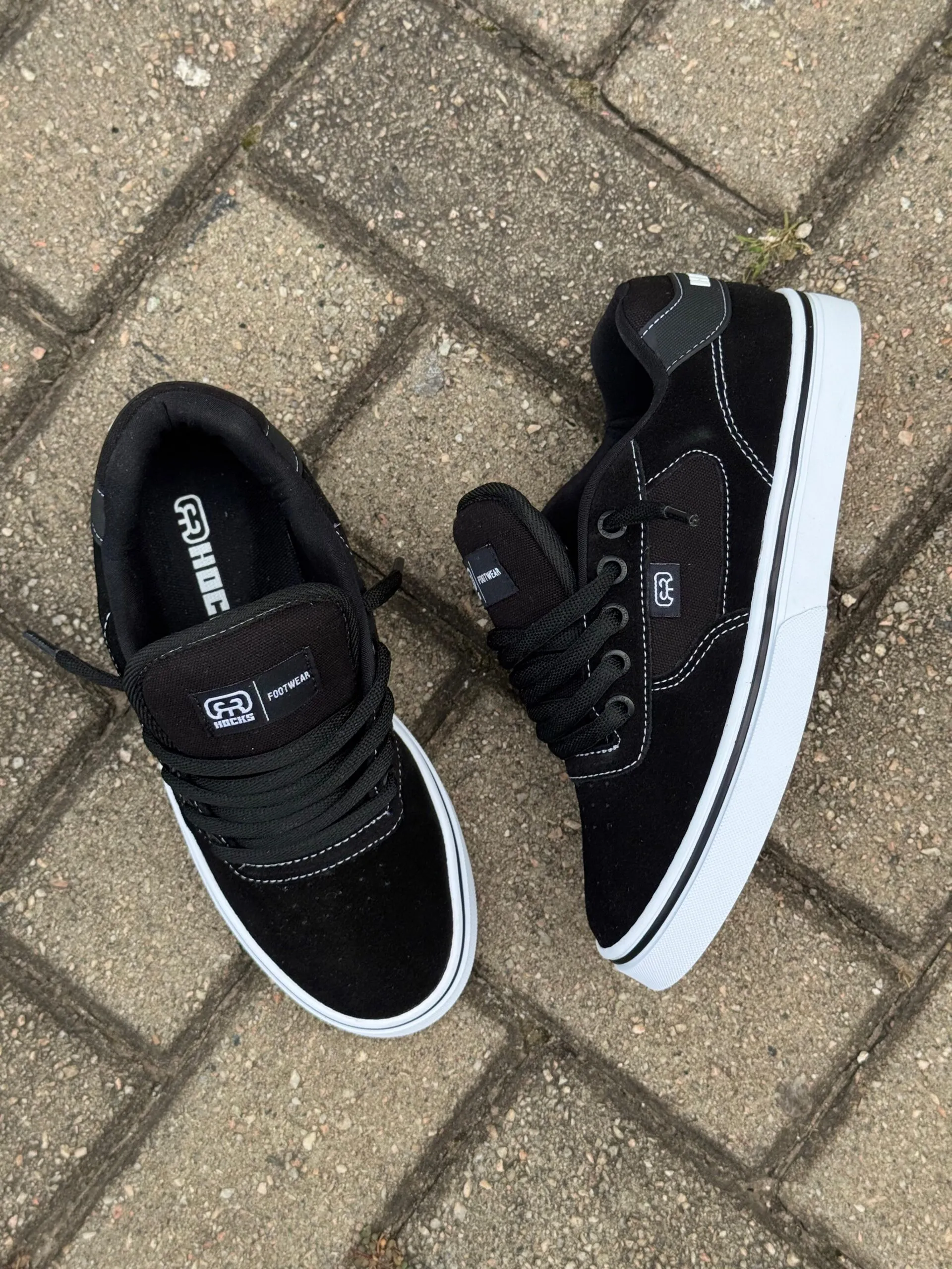 Tênis Hocks Flat Lite Black Line White - Imagem 8