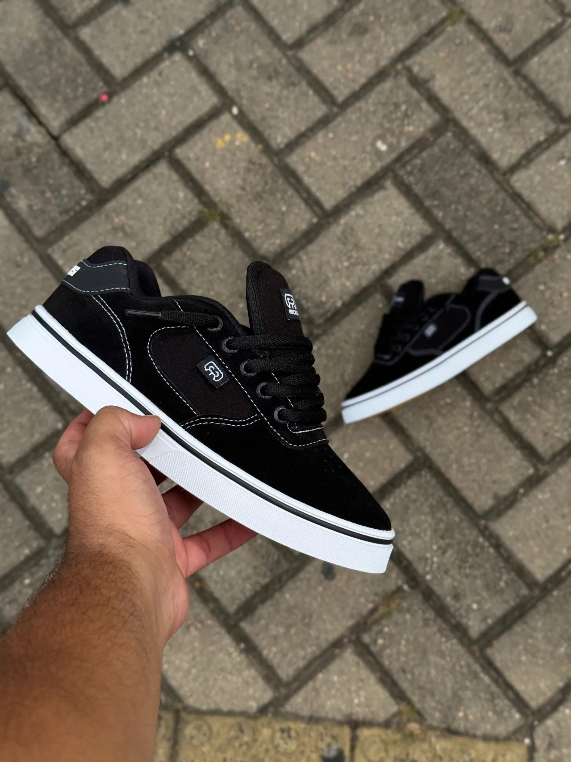 Tênis Hocks Flat Lite Black Line White - Imagem 5