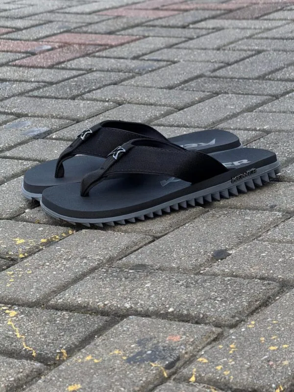Chinelo Kenner Kivah Preto Cinza - Imagem 2