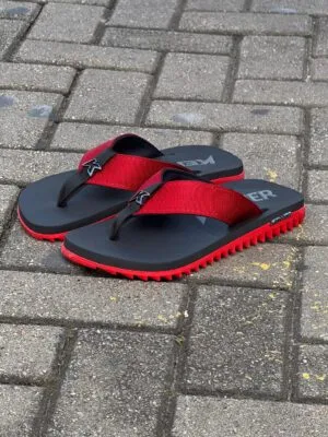 Chinelo Kenner Kivah Preto Vermelho