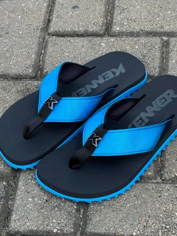 Chinelo Kenner Kivah Preto Azul - Imagem 2
