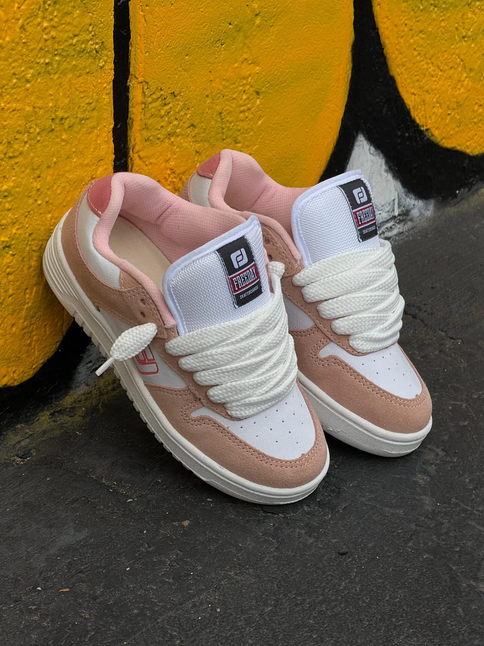 TÊNIS FREEDAY GRANDIR OX ROSA BRANCO - Imagem 2