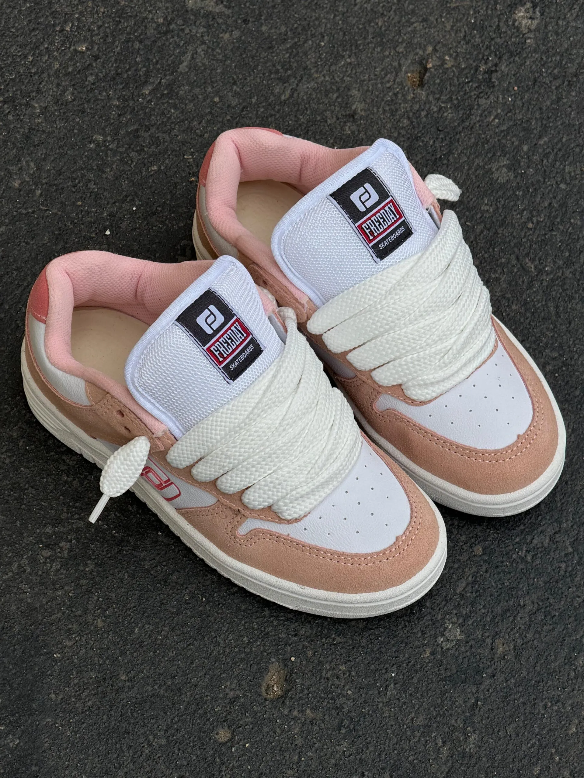 TÊNIS FREEDAY GRANDIR OX ROSA BRANCO - Imagem 9