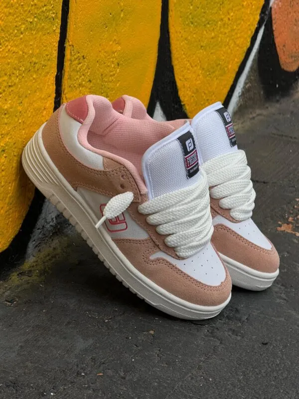 TÊNIS FREEDAY GRANDIR OX ROSA BRANCO - Imagem 4