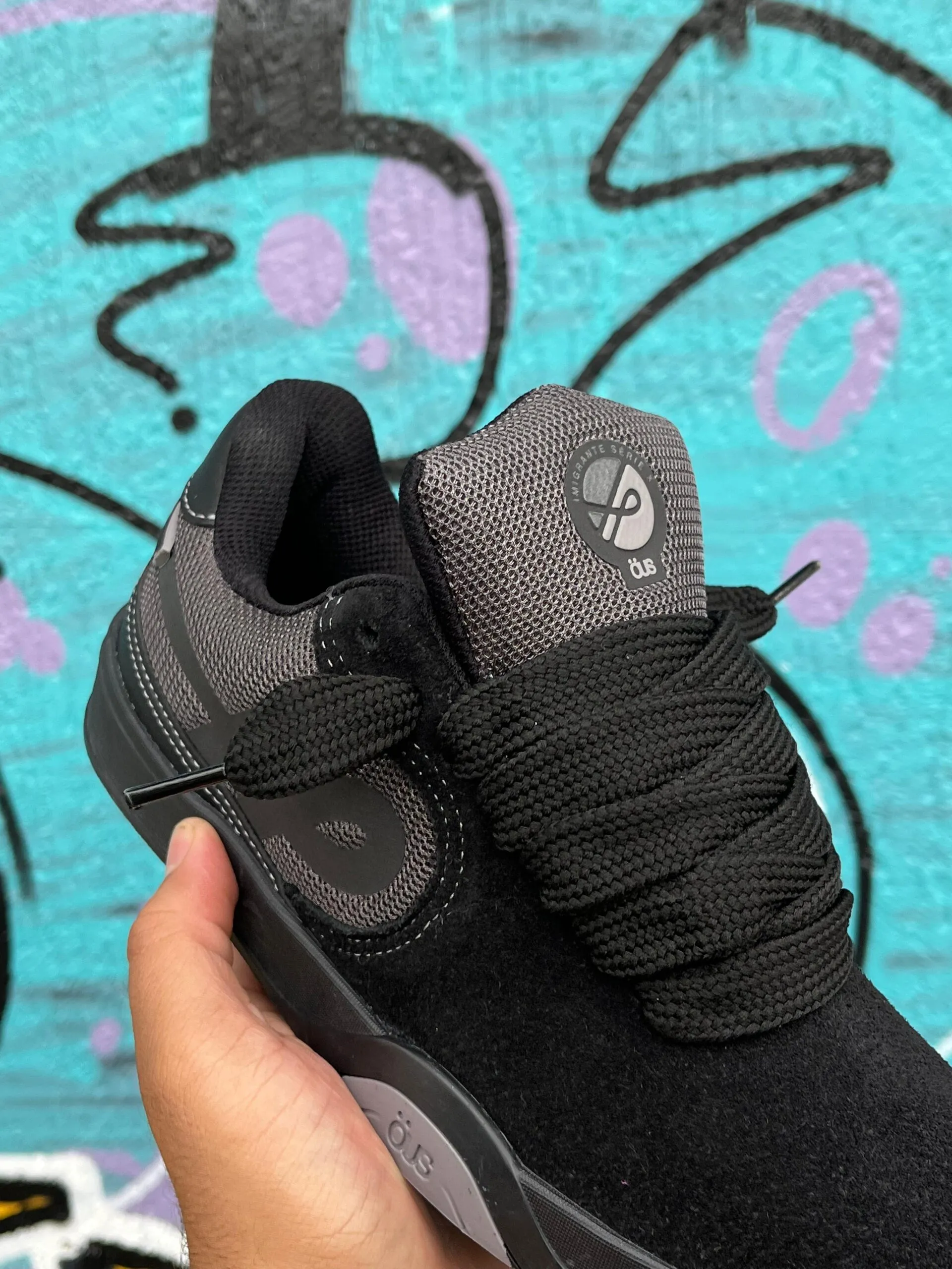 Tênis ÖUS Imigrante Serie X Preto Cinza Reflex - Imagem 3