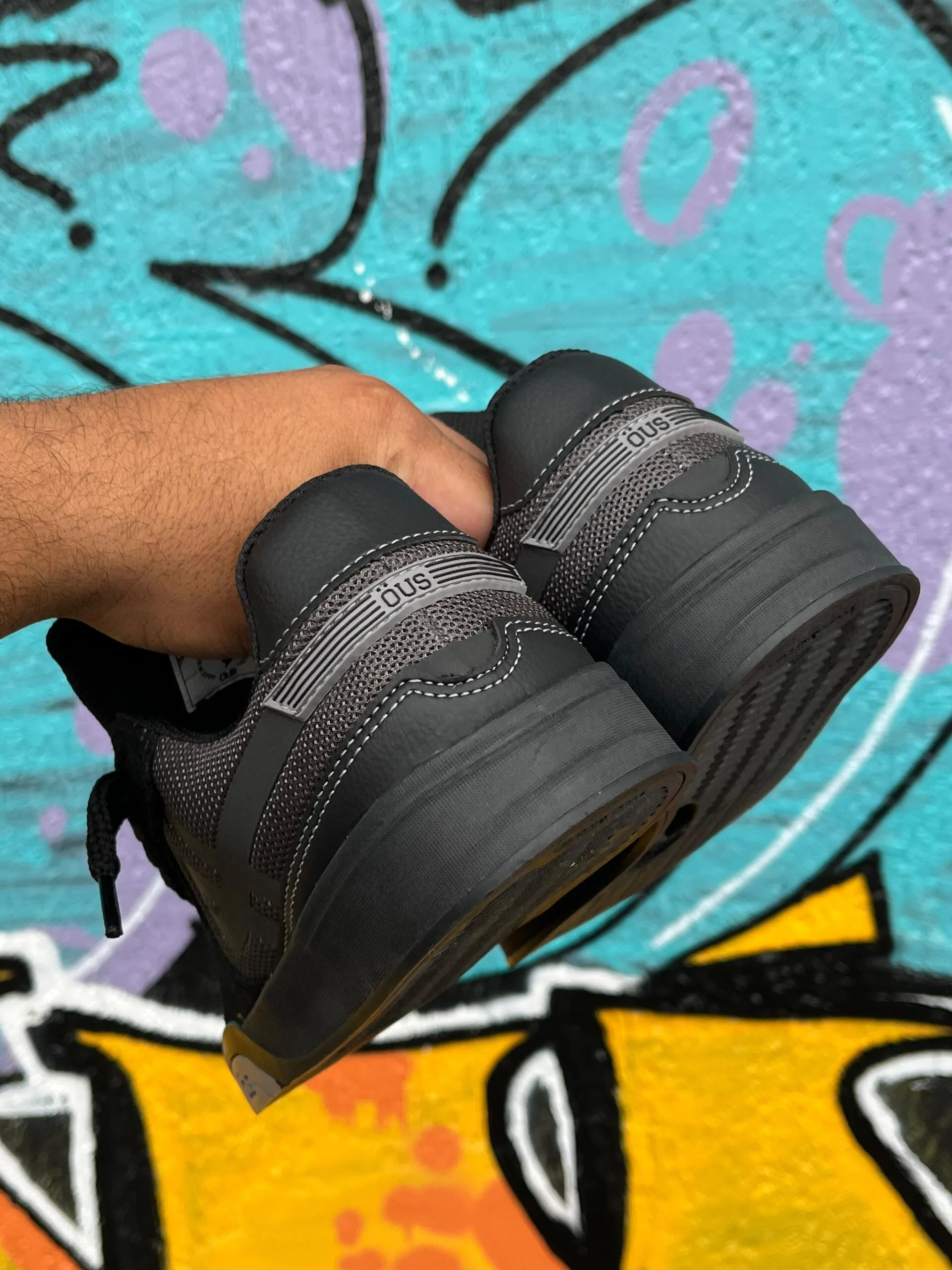 Tênis ÖUS Imigrante Serie X Preto Cinza Reflex - Imagem 6