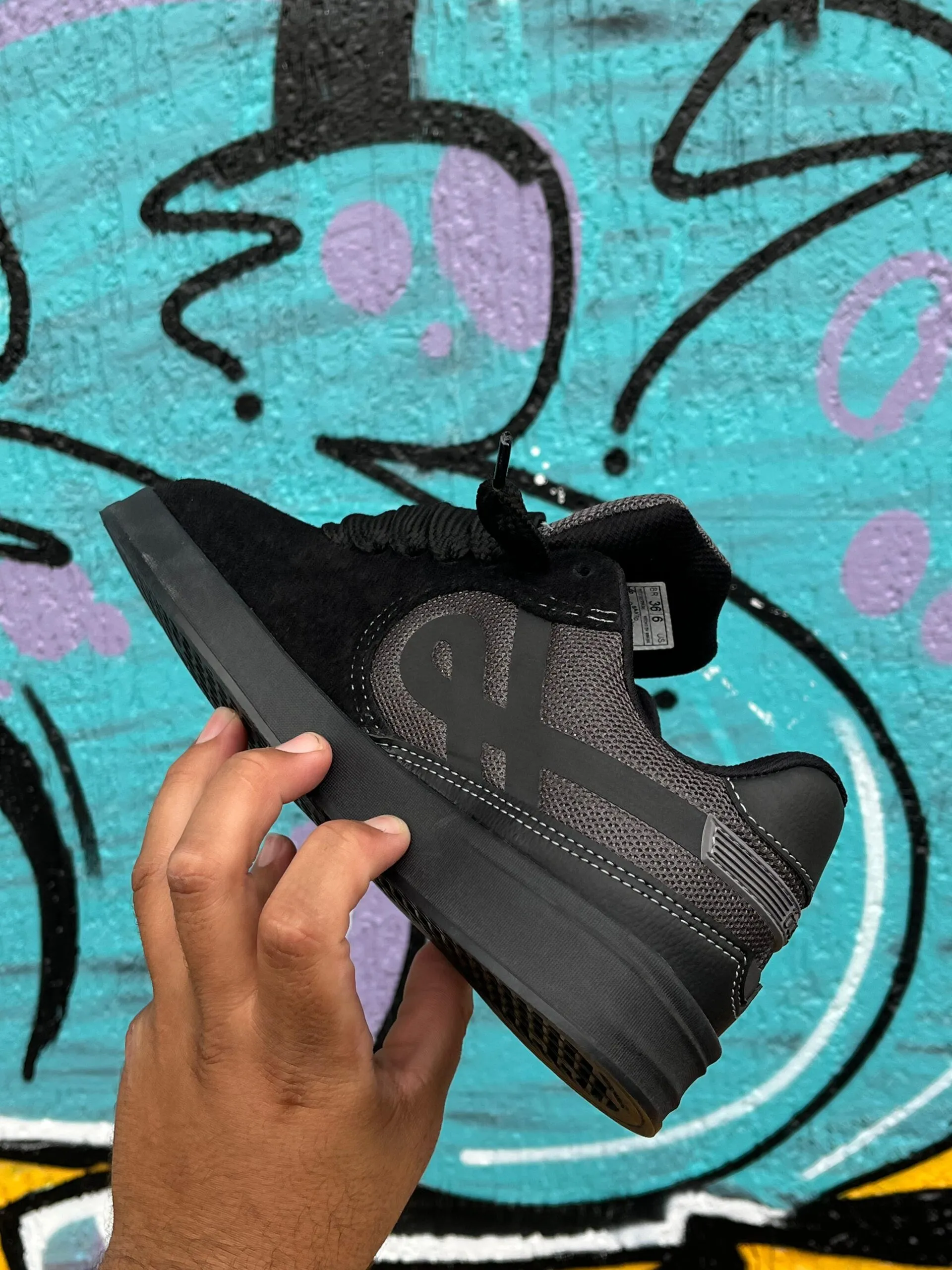 Tênis ÖUS Imigrante Serie X Preto Cinza Reflex - Imagem 5