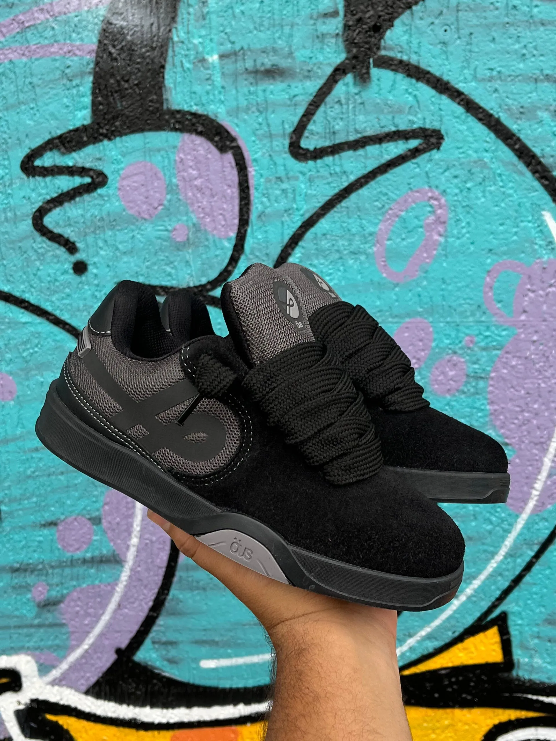 Tênis ÖUS Imigrante Serie X Preto Cinza Reflex - Imagem 7