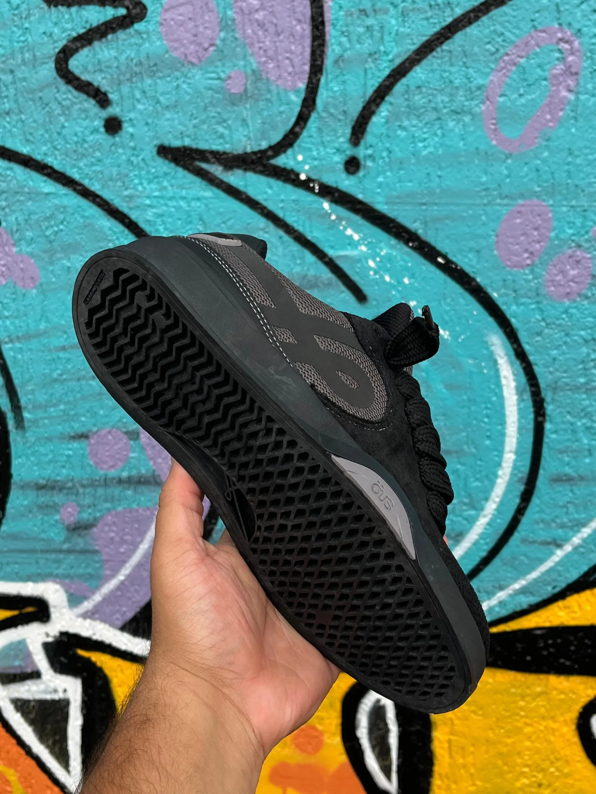 Tênis ÖUS Imigrante Serie X Preto Cinza Reflex - Imagem 4