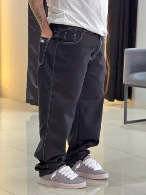 calça balão pesponto