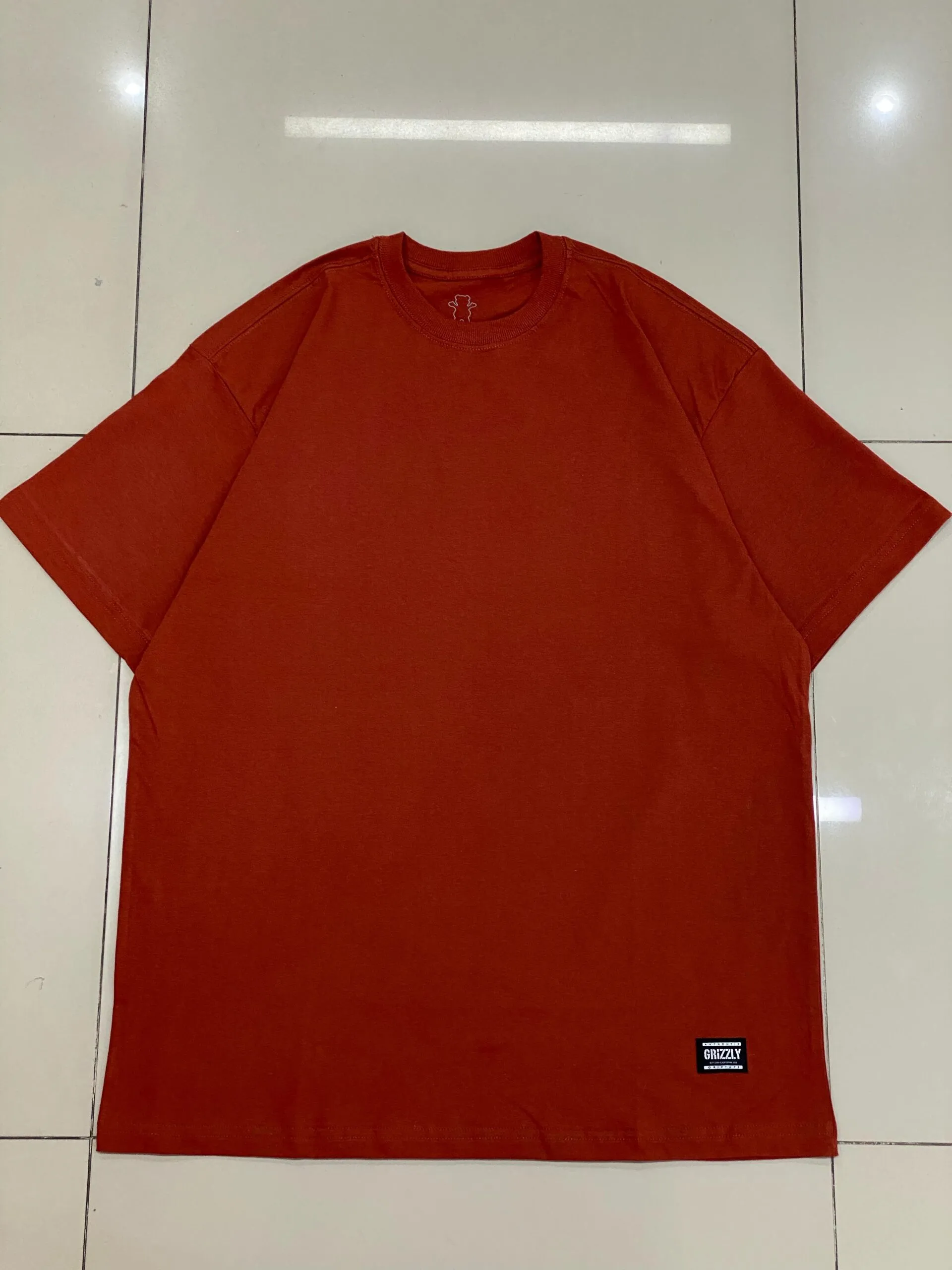Camiseta Basica Grizzly Blank Rust
