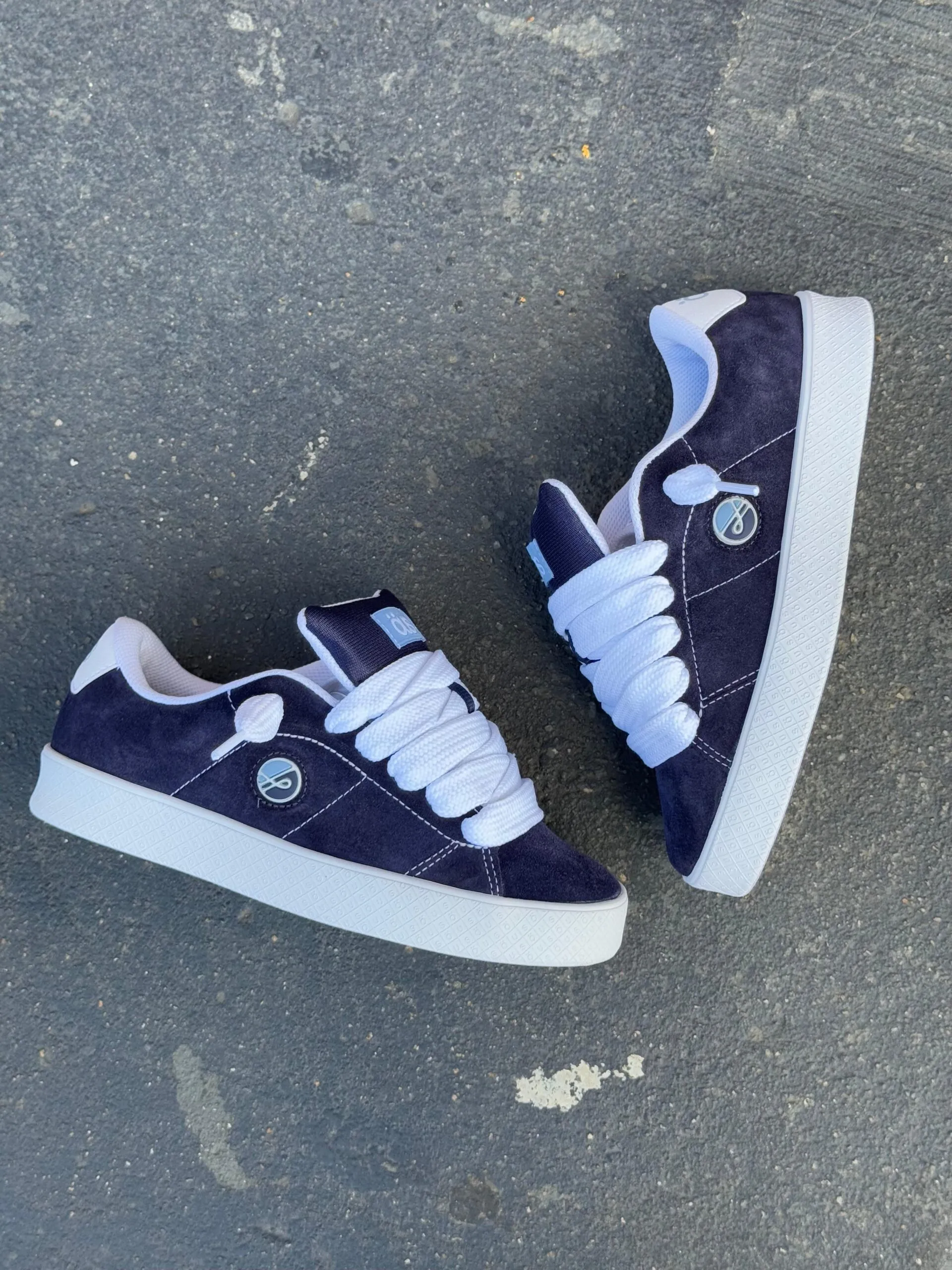 Tênis ÖUS Dots Azul Esc Branco Essencial - Imagem 6