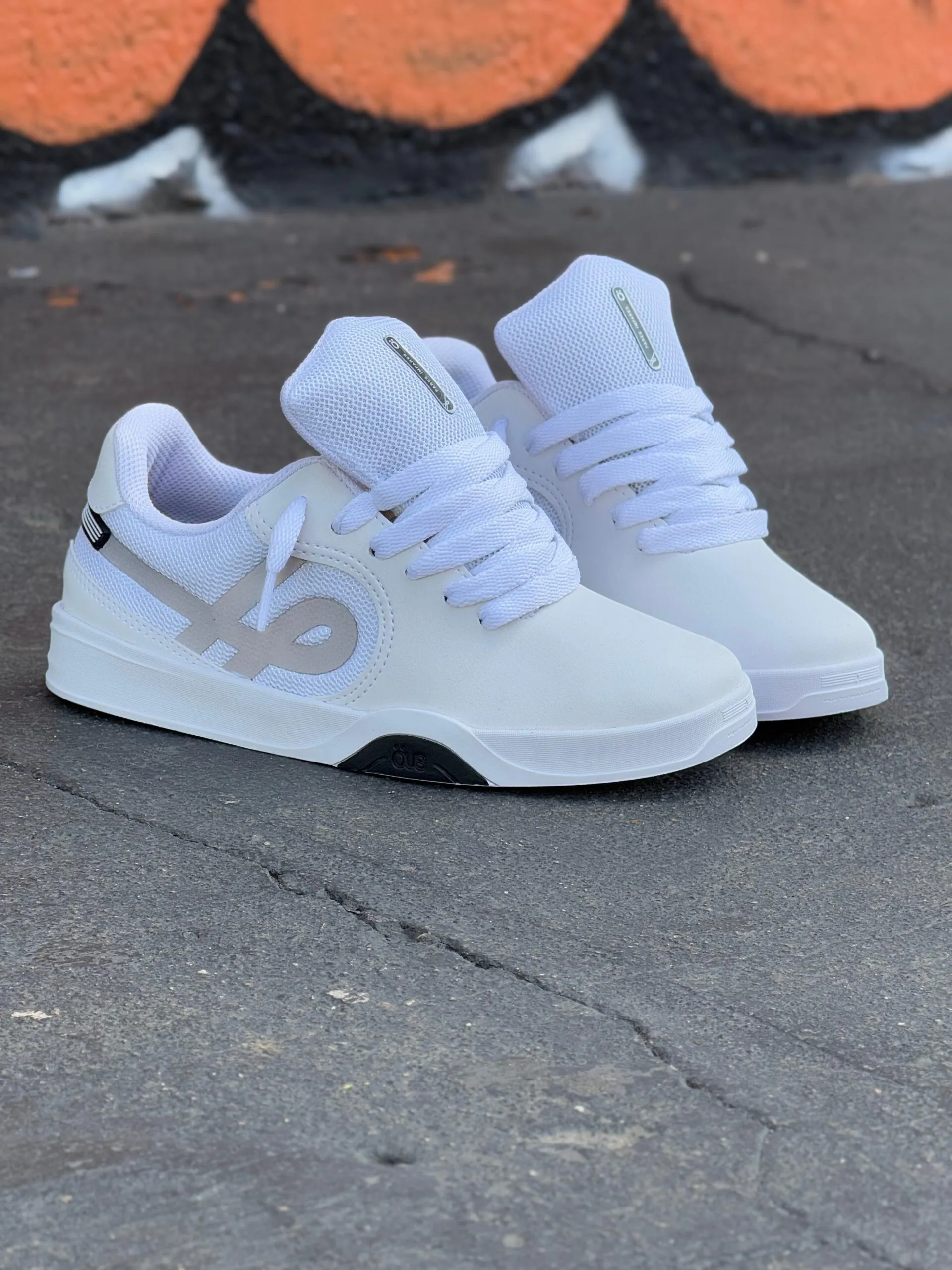 Tênis ÖUS Couro Imigrante Bco Reflex Preto - Imagem 4