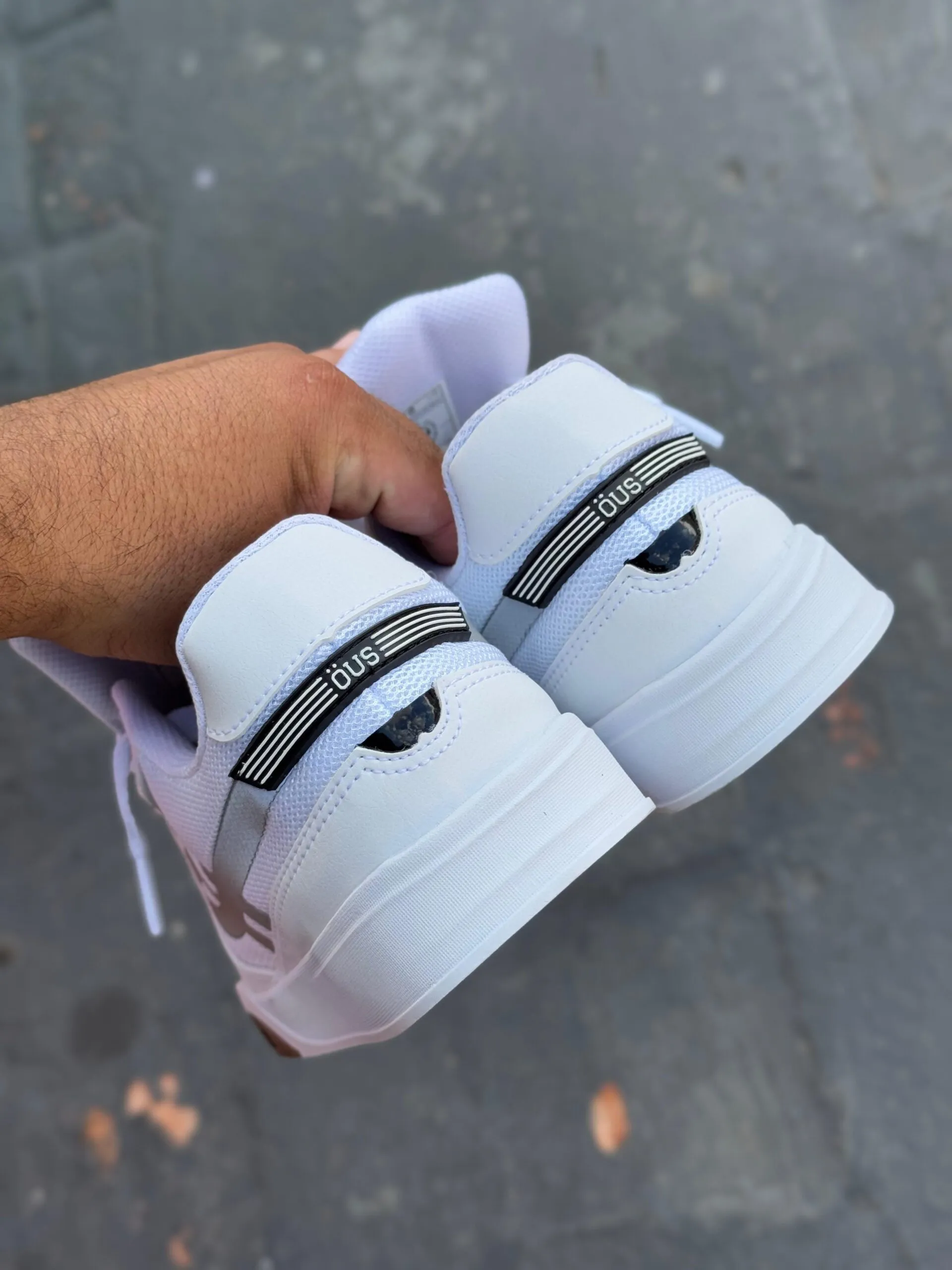 Tênis ÖUS Couro Imigrante Bco Reflex Preto - Imagem 7