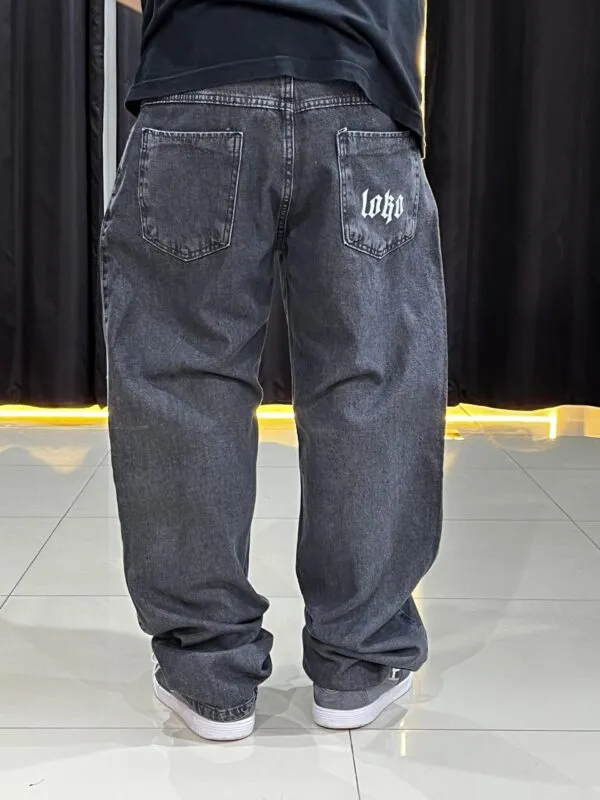 Calça Balão Loko Jeans Estonado