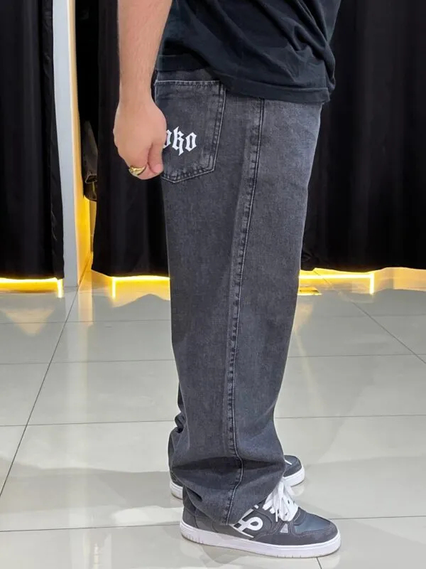 Calça Balão Loko Jeans Estonado - Imagem 5