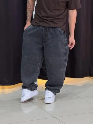 Calça Baggy Loko Jeans Estonado