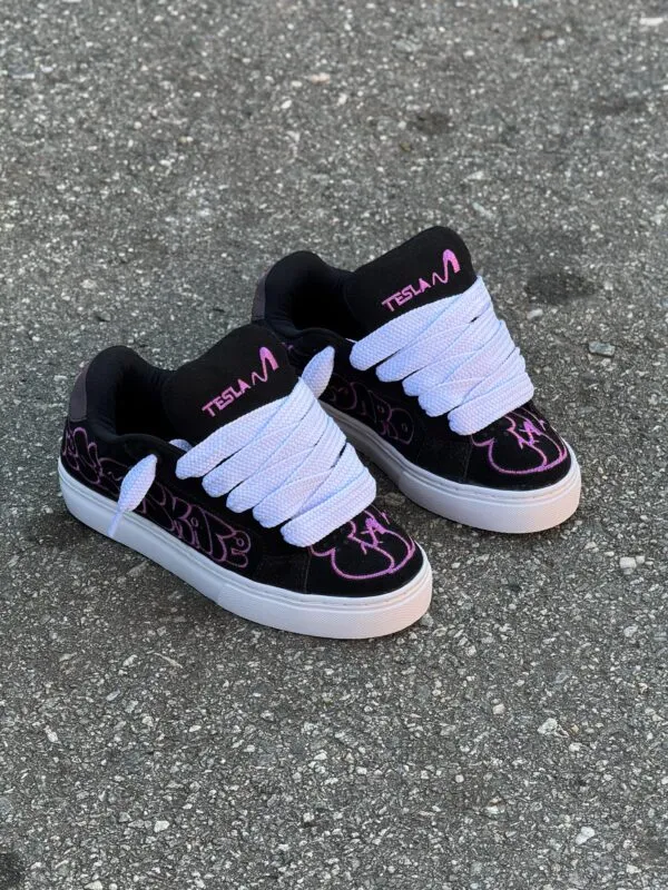 Tênis Tesla Hertz Black White Purple - Imagem 6
