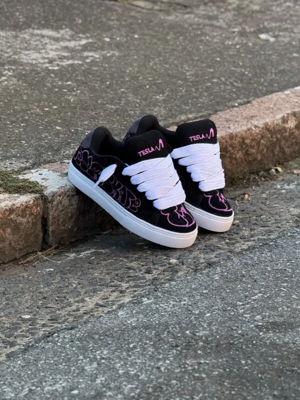 Tênis Tesla Hertz Black White Purple - Imagem 2