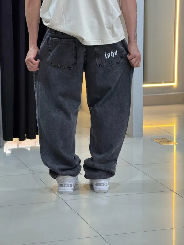 Calça Baggy Balão Jeans Estonado Loko - Imagem 6