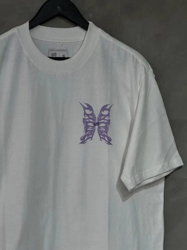 Camiseta Blunt Butterfly B Off White - Imagem 4