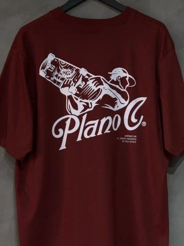 Camiseta Plano C. Skate Attack Barn Red - Imagem 4