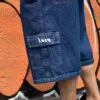 Bermuda Cargo Loko Jeans Escuro - Image 5