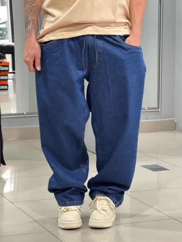 Calça Jeans Escuro Hocks Baggy