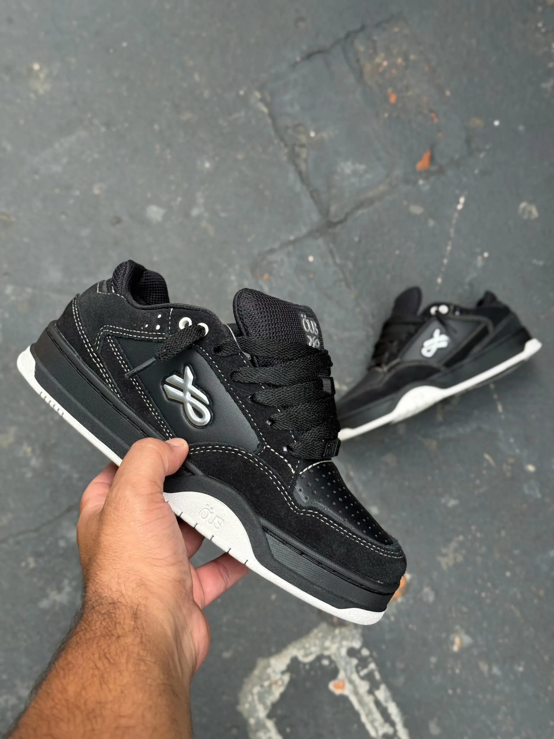 Tênis ÖUS Couro Söusa Preto Areia - Imagem 3