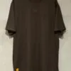 Camiseta Oversized Plano C. Logo Bordado Marrom Expresso