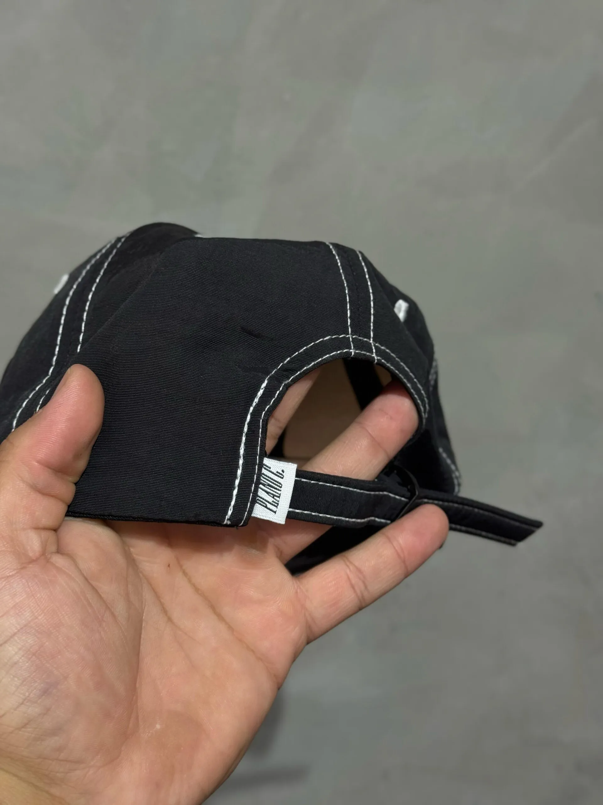 Boné Six Panel Plano C. Hat PC Preto - Imagem 5