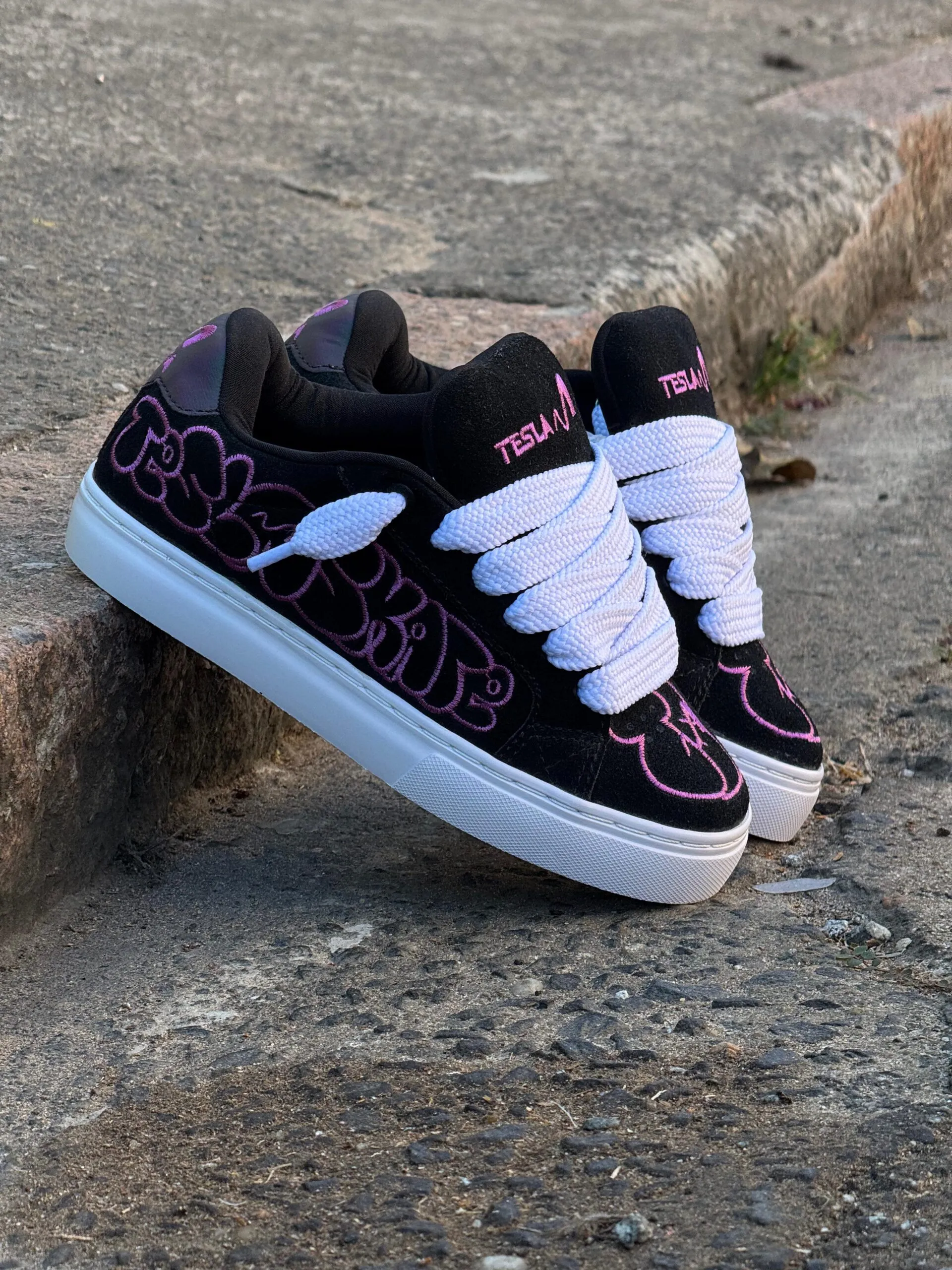 Tênis Tesla Hertz Black White Purple - Imagem 5