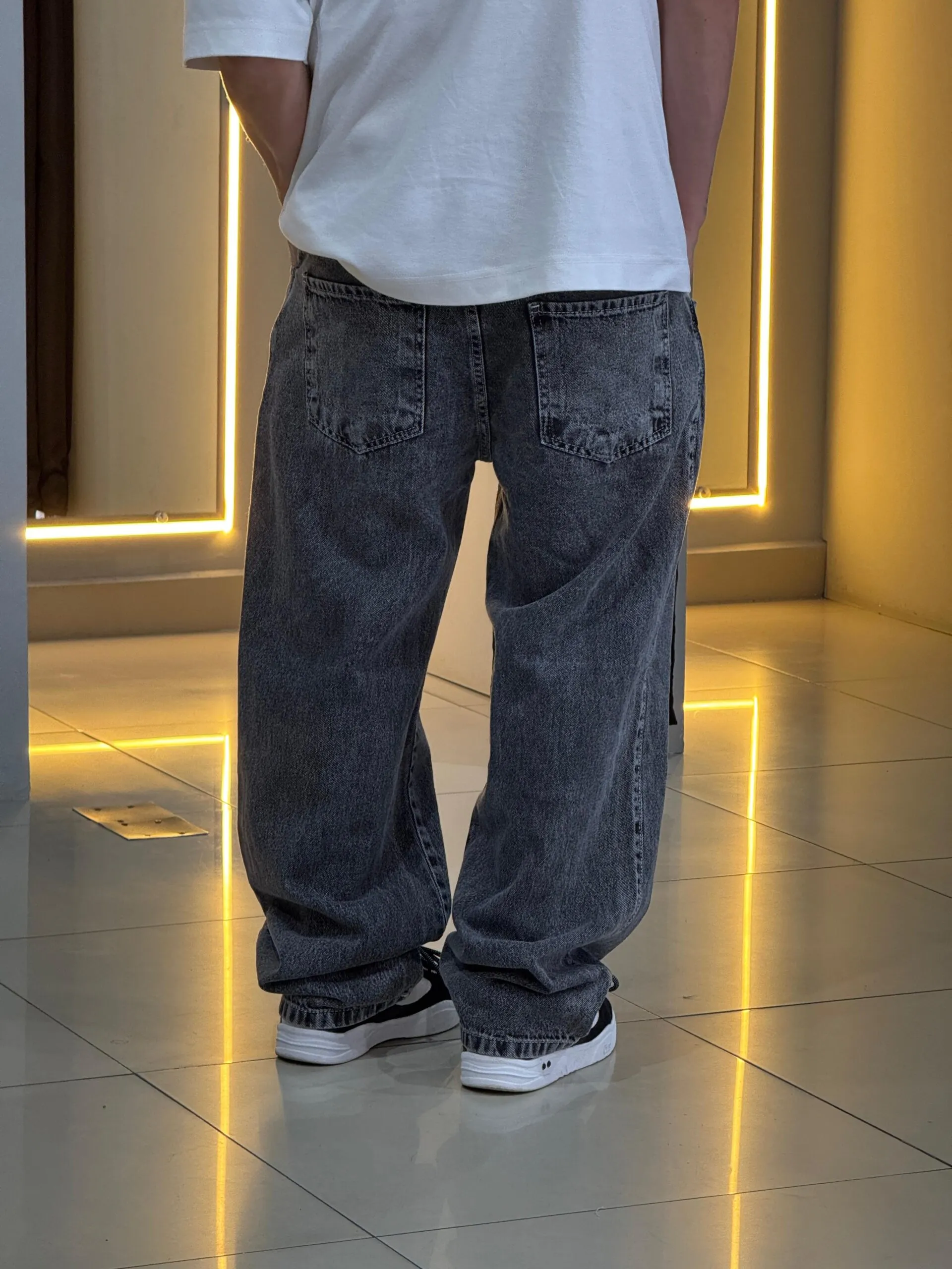 Calça Baggy Jeans Estonado Vintage Loko - Imagem 2