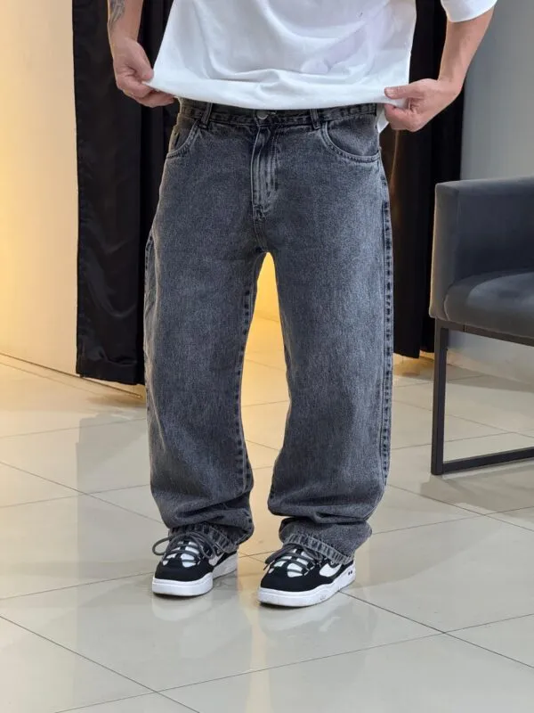 Calça Baggy Jeans Estonado Vintage Loko